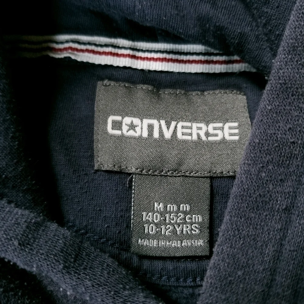 Converse All Star Chuck Taylor sz M Blue Hoodie